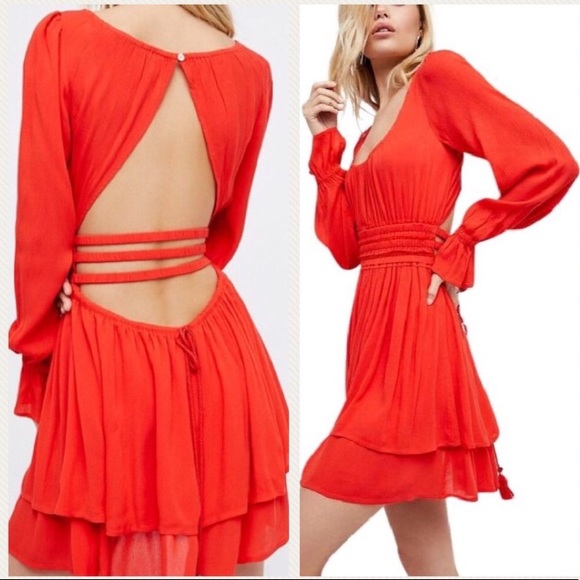 NWT Free People Much Ado Mini Dress - Picture 2 of 8